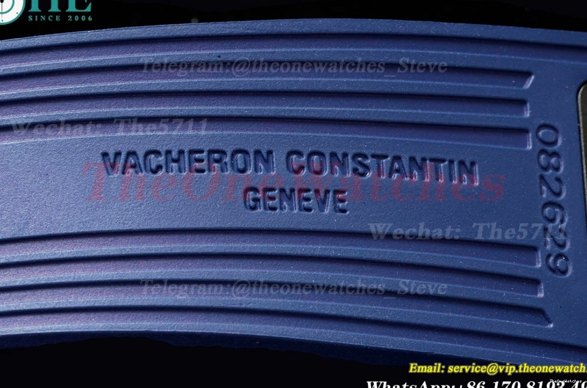 RU 6000V Overseas BBR ref Stk Tourbillon SS Blue 0110